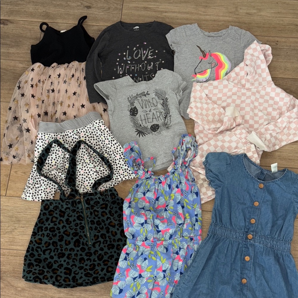 Girls' Clothing Bundle - Various Brands